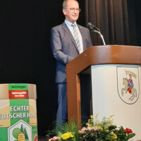 Grußwort von Regierungspräsident Dr. Christoph Ullrich vom Regierungspräsidium Gießen