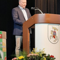 Herr Zuckermann als Vertreter des Landkreises Gießen